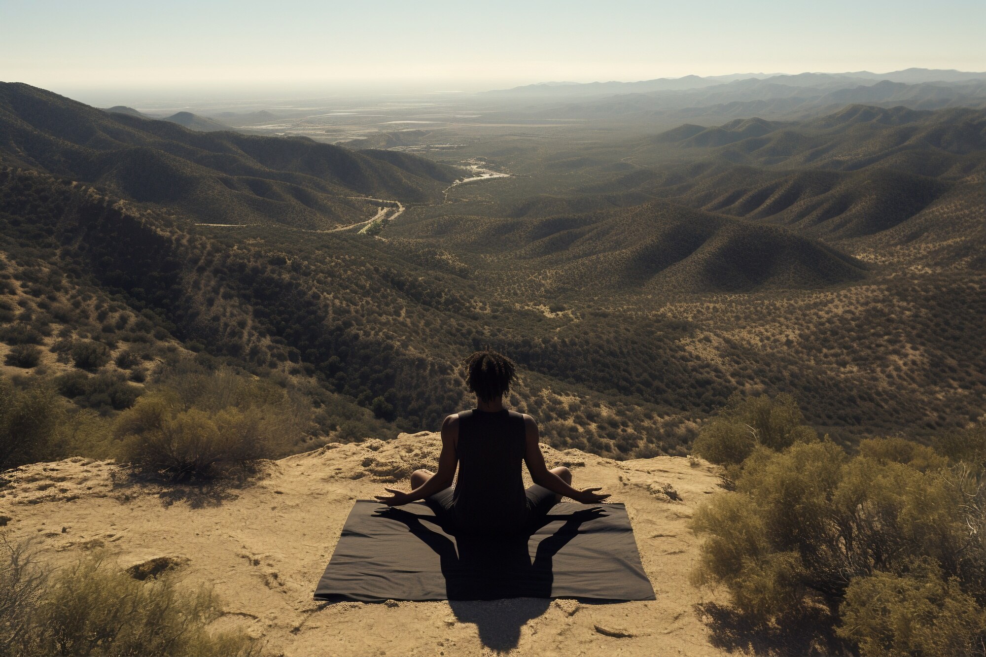 Meditation outdoors