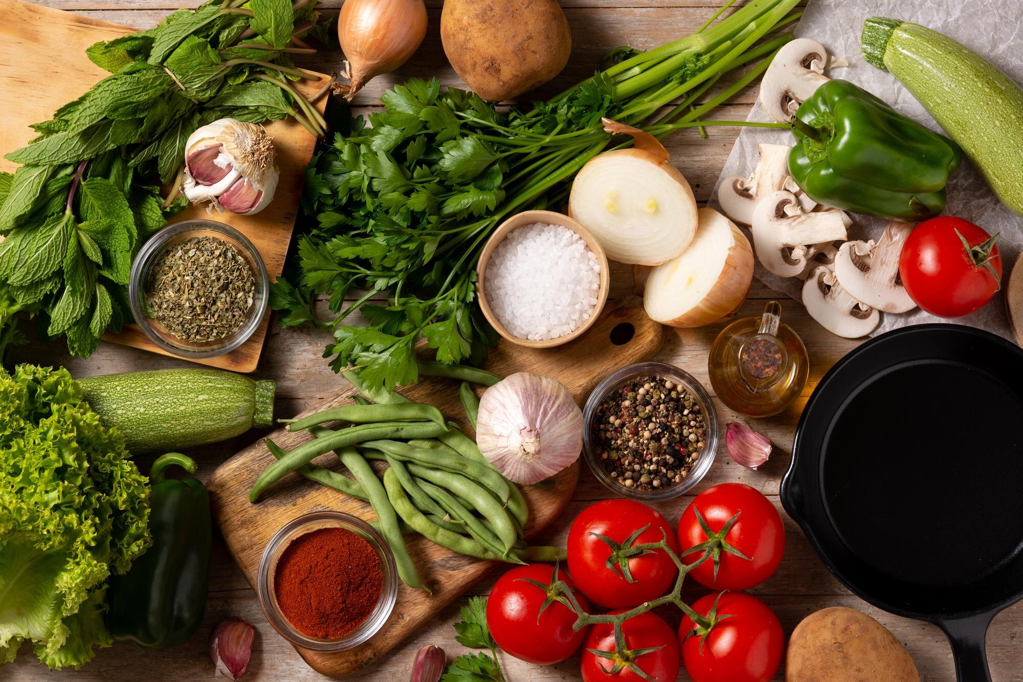 Fresh ingredients